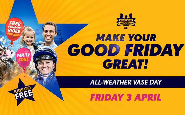 Vase Day graphic featuring family fun, free funfair rides and kids go free promotions