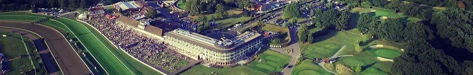 An aerial view of Lingfield Park