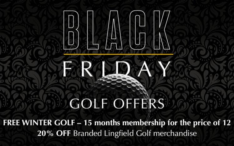 Promotional banner featuring black friday offers.