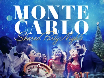 Monte Carlo Christmas Party Poster