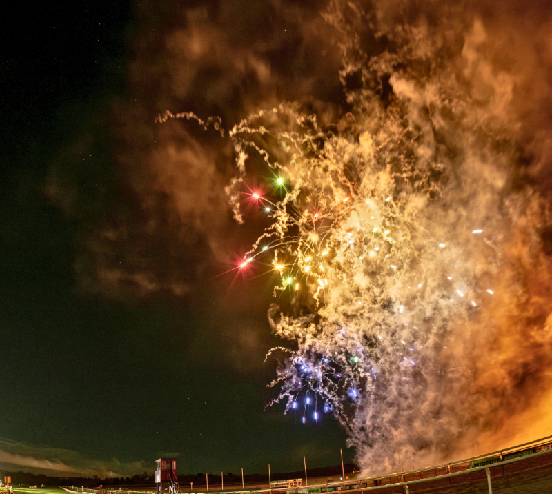 Fireworks night at Lingfield Park