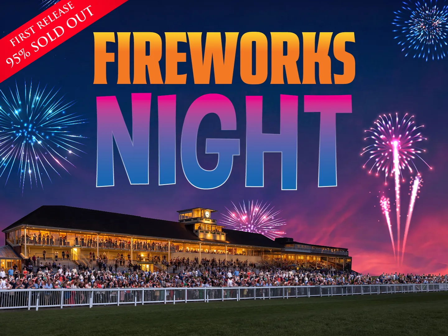 lingfield park racecourse fireworks night 2026 artwork