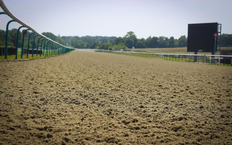 The All Weather Track at Lingfield Park Racecourse
