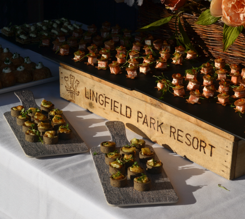 Catering & hosting at Lingfield, Surrey