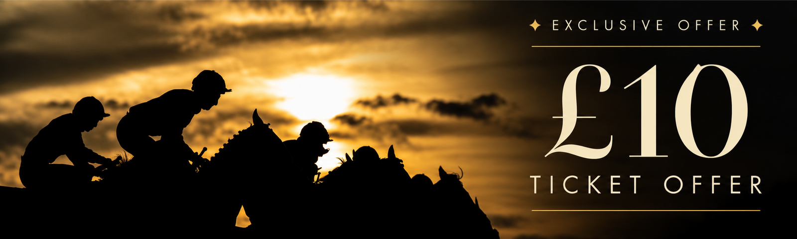 Jockey's shilloutette's running at Surrey's best Racecourse