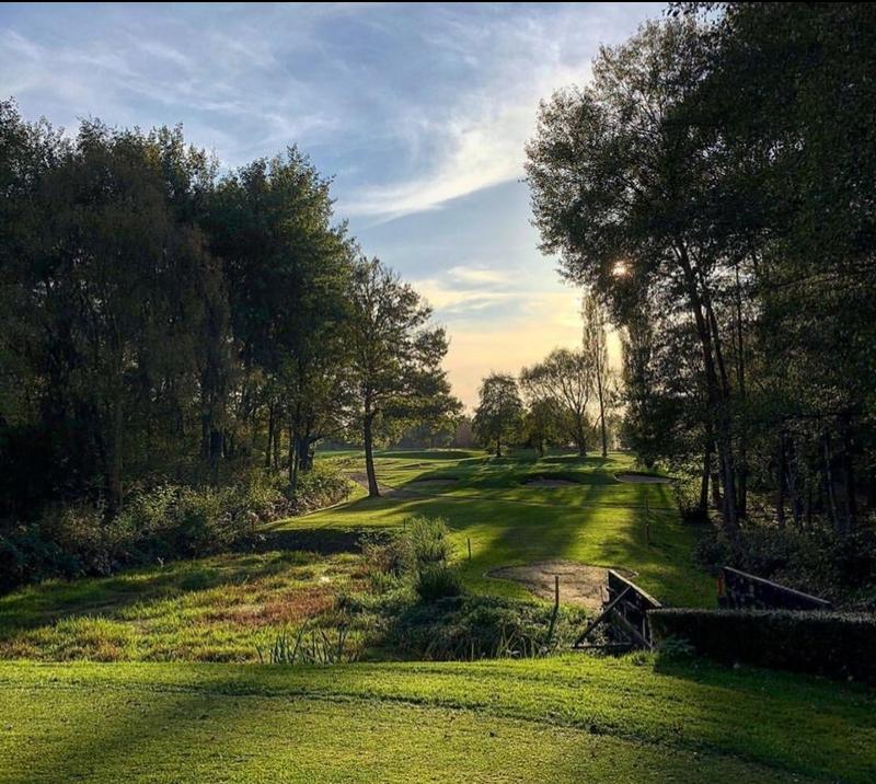 golf course at lingfield park resort in surrey, near london